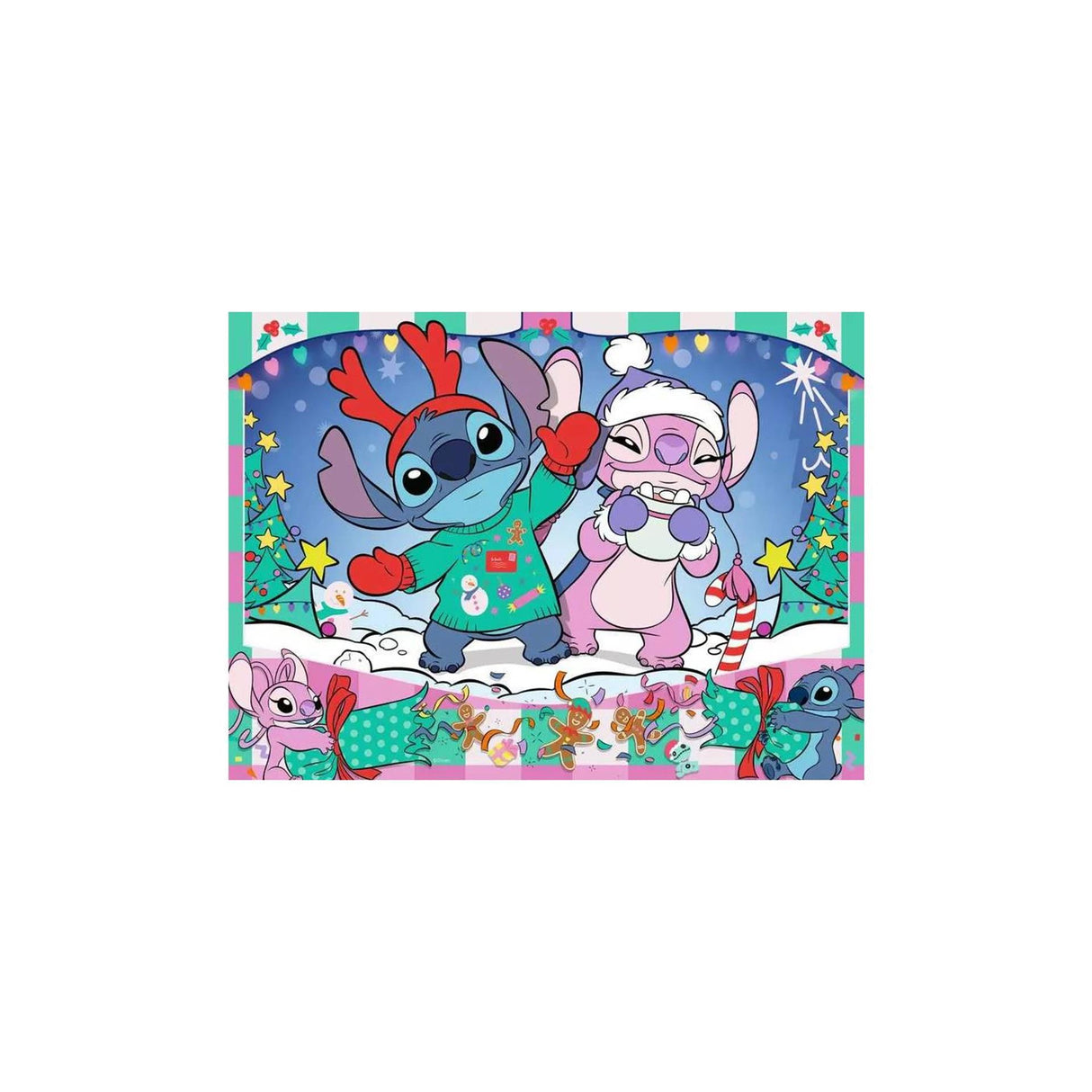 Ravensburger puzzel disney stitch christmas 100st