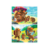 Ravensburger puzzel bear family vacations - legpuzzel - 2x24 stukjes