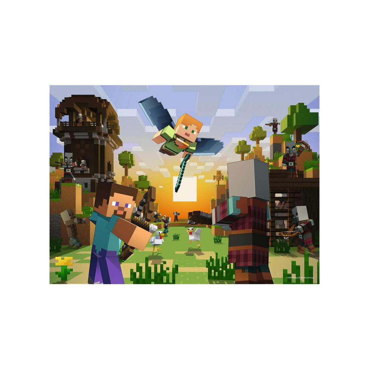 Ravensburger puzzel minecraft 150st