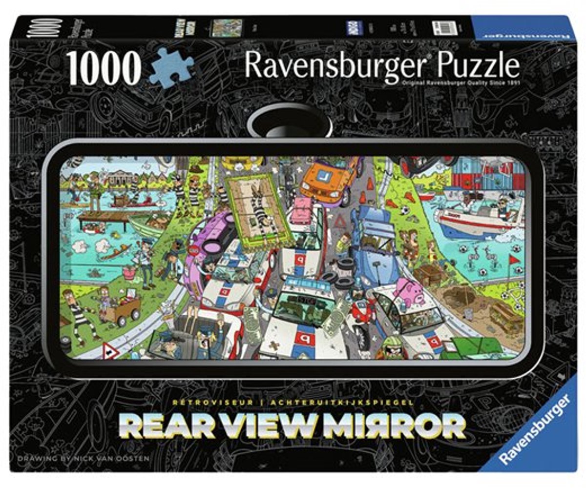Ravensburger puzzel politie achtervolging - legpuzzel - 1000 stukjes