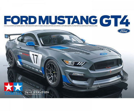 Tamiya modelbouwpakket auto - 24354 ford mustang gt4 plastic - 1:24 - modelbouw