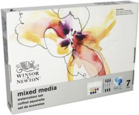 Winsor newton 0290181 mixed media set-aquarel 7-delig