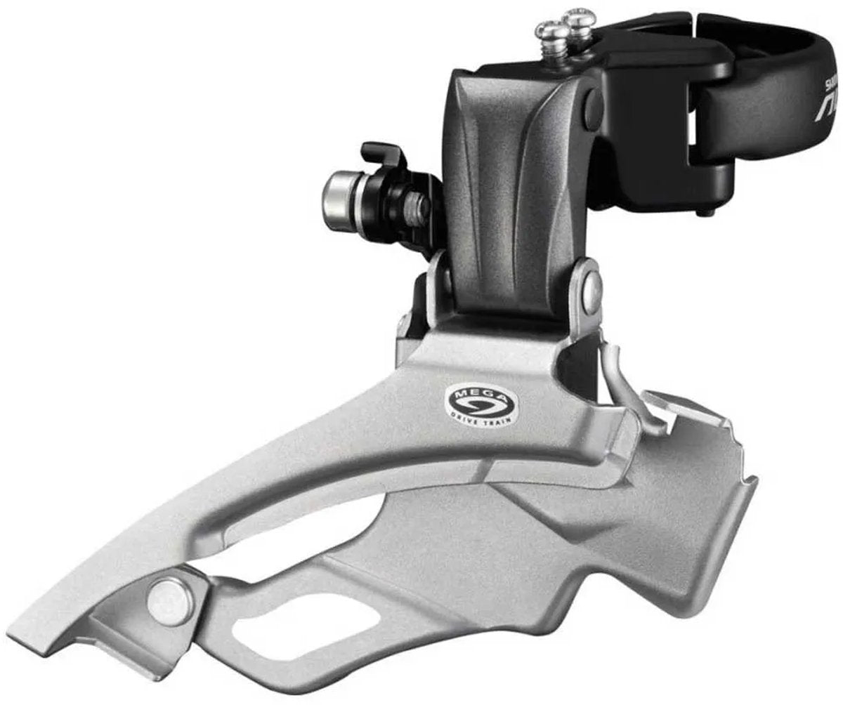 Shimano benelux b.v. shimano altus fd-m371-6 voorderailleur – 3x9-speed – hoge klemband – dual pull – zwart