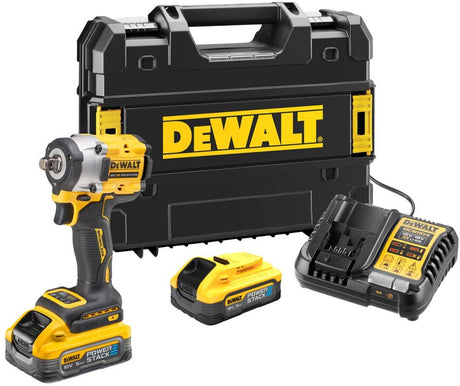Dewalt dcf921h2t accu slagmoersleutel 1 2” 18v powerstack 5.0ah in tstak