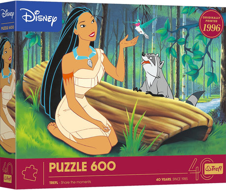 Trefl puzzel disney pocahontas 600 stukjes - 40th anniversary.