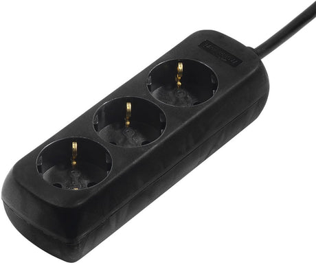 Hama stekkerdoos - 3-voudig - 5m kabel - zwart