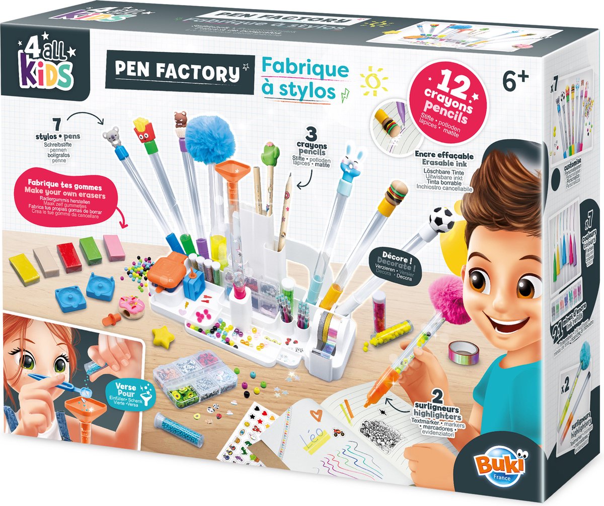 Buki france buki - pen factory - pennenfabriek - pennenlabo - creatief speelgoed