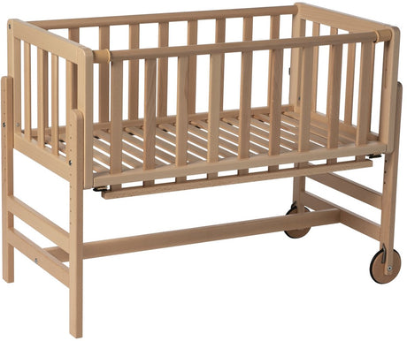 Geuther betty co-sleeper, aanschuifbed, wieg - met wielen - 45x90 cm - babybedje tot 9 kg - massief beukenhout - eco hout