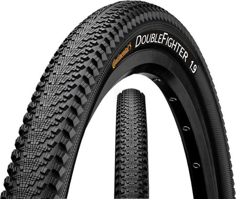 Continental double fighter iii band sport 24 draadband zwart bandenmaat 50-507 | 24 x 2,0
