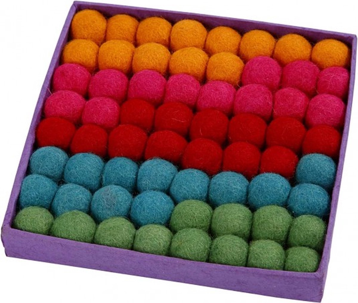 Creativ company https: www.cchobby.nl wol-kralen-d-20-mm-sterke-kleuren-64-stuk-1-doos