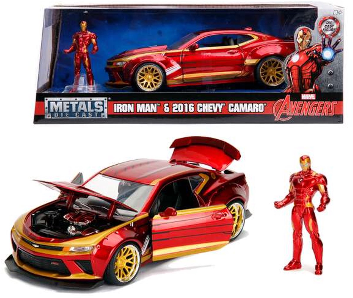 Jada toys - marvel ironman 2016 chevy camaro ss 1:24 - 9399724314r00
