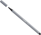 Stabilo pen 68 - viltstift - donker grijs (68 96)