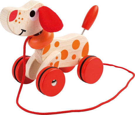 Jouéco houten kwispel hondje