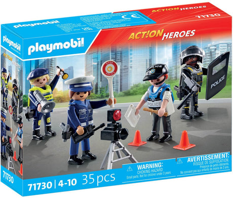 Playmobil action heroes politie figuren set - 71730