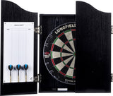 Engelhart houten cabinet met sisal dartbord incl. dartset