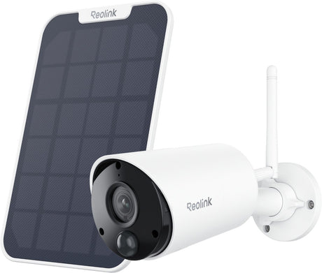 Reolink 5mp wifi-batterijcamera voor buiten - slimme detectie - geen maandelijkse kosten - argus series b320 + zonnepaneel