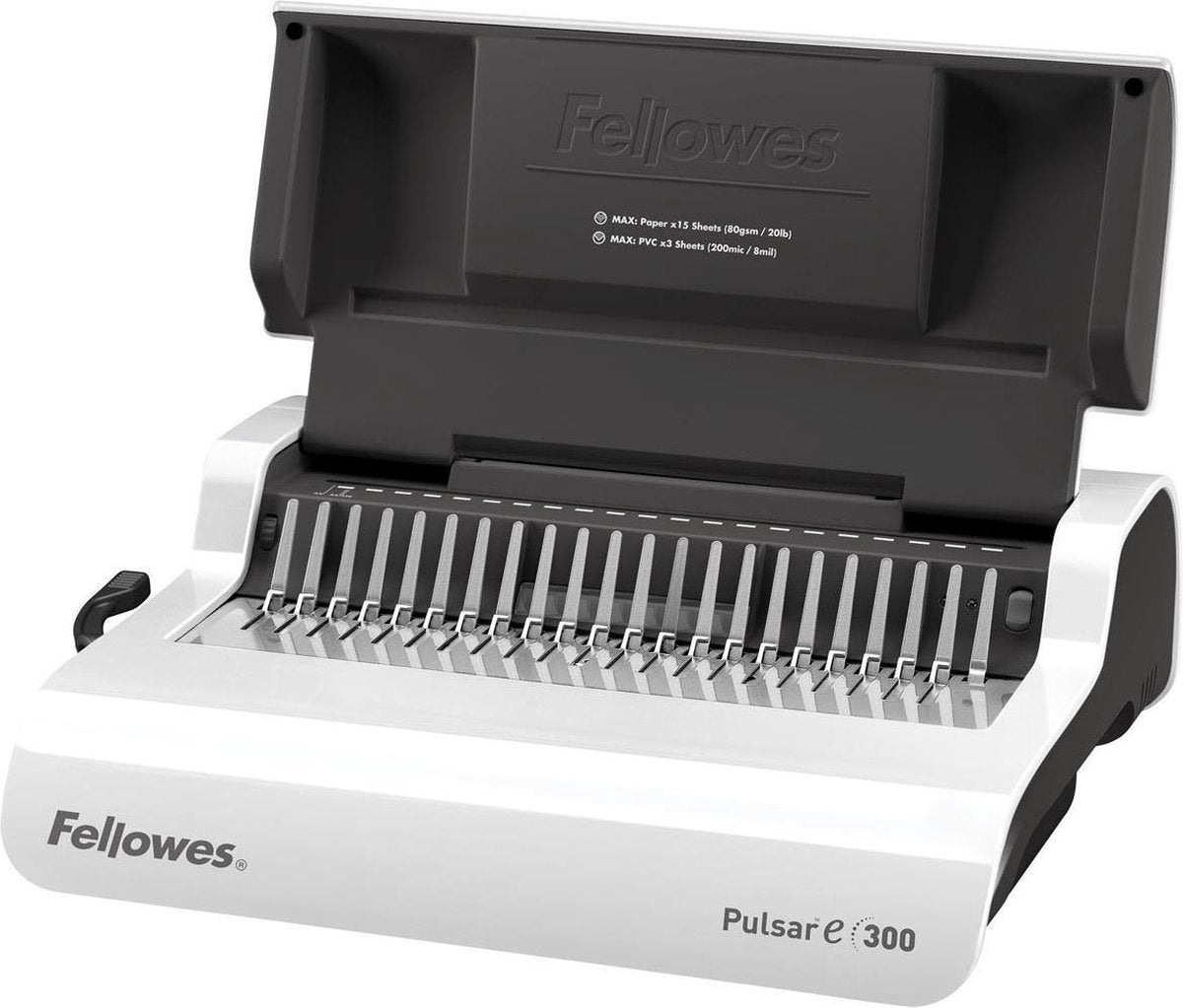 Fellowes inbindmachine pulsar-e elekrisch plastic bindrug, 300 vel