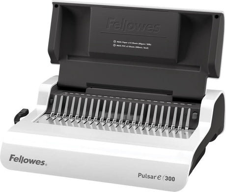 Fellowes inbindmachine pulsar-e elekrisch plastic bindrug, 300 vel