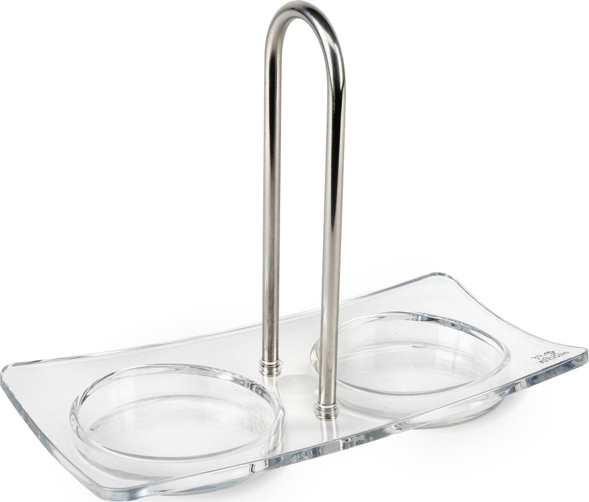 Peugeot linea houder peper- en zoutmolen 15 cm - transparant - acryl