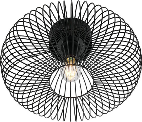 Nordlux beroni-plafondlamp-e27-metaal-zwart