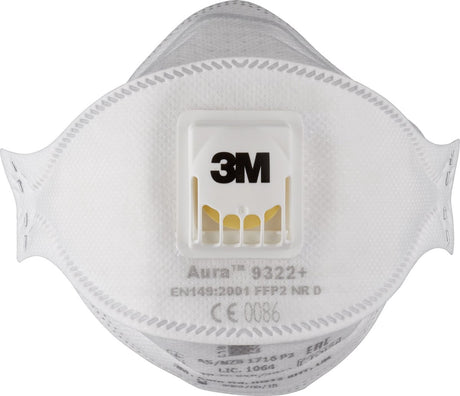 3m stofmasker ffp2 - 9322 - 10 stuks (doos)