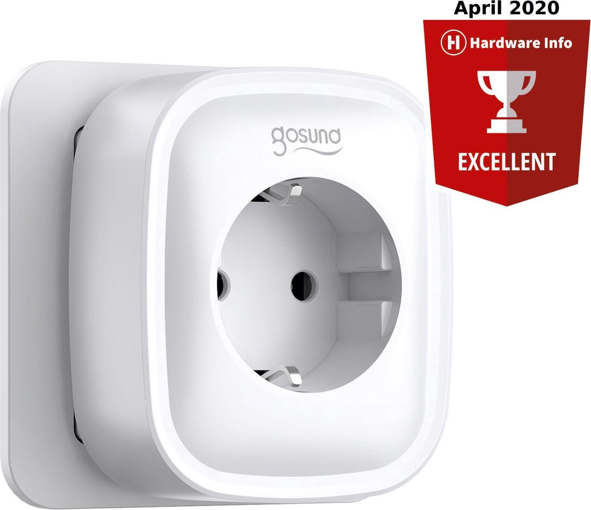 Gosund sp112 smart plug stopcontact enkel - slimme stekker - inclusief 2 x usb ingang - alexa - google home - ifttt