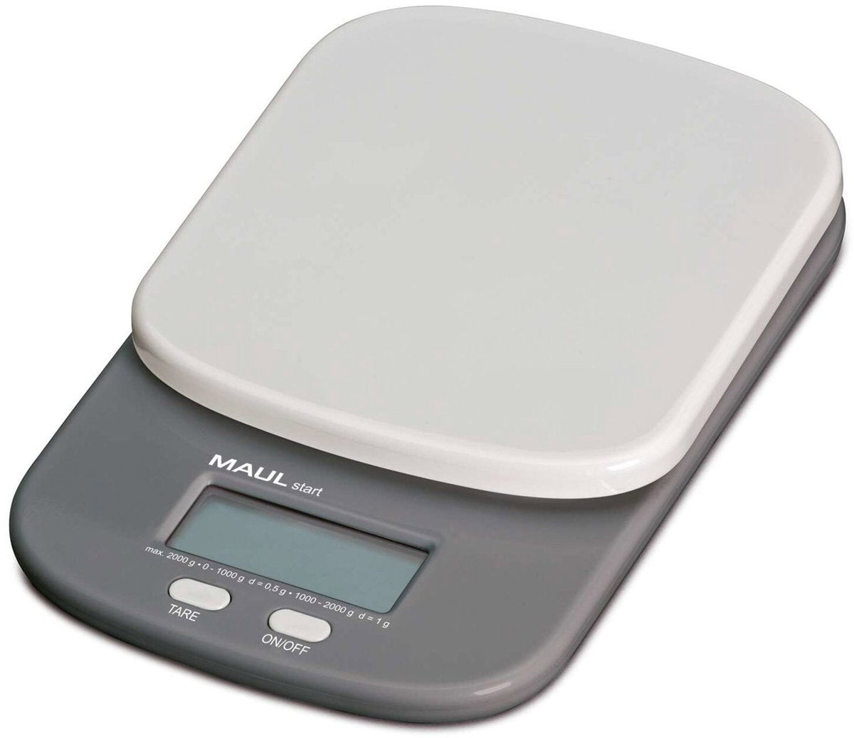 Maul start brievenweger 2 kg - grijs - kunststof - 1 stuk - 17 x 11 x 2.5 cm -