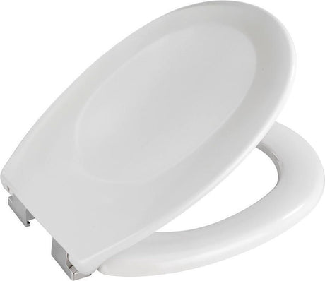 Wenko wc bril savio - stevig wit duroplast - easy-close softclose sluiting - toiletbril wit - toiletzitting wit