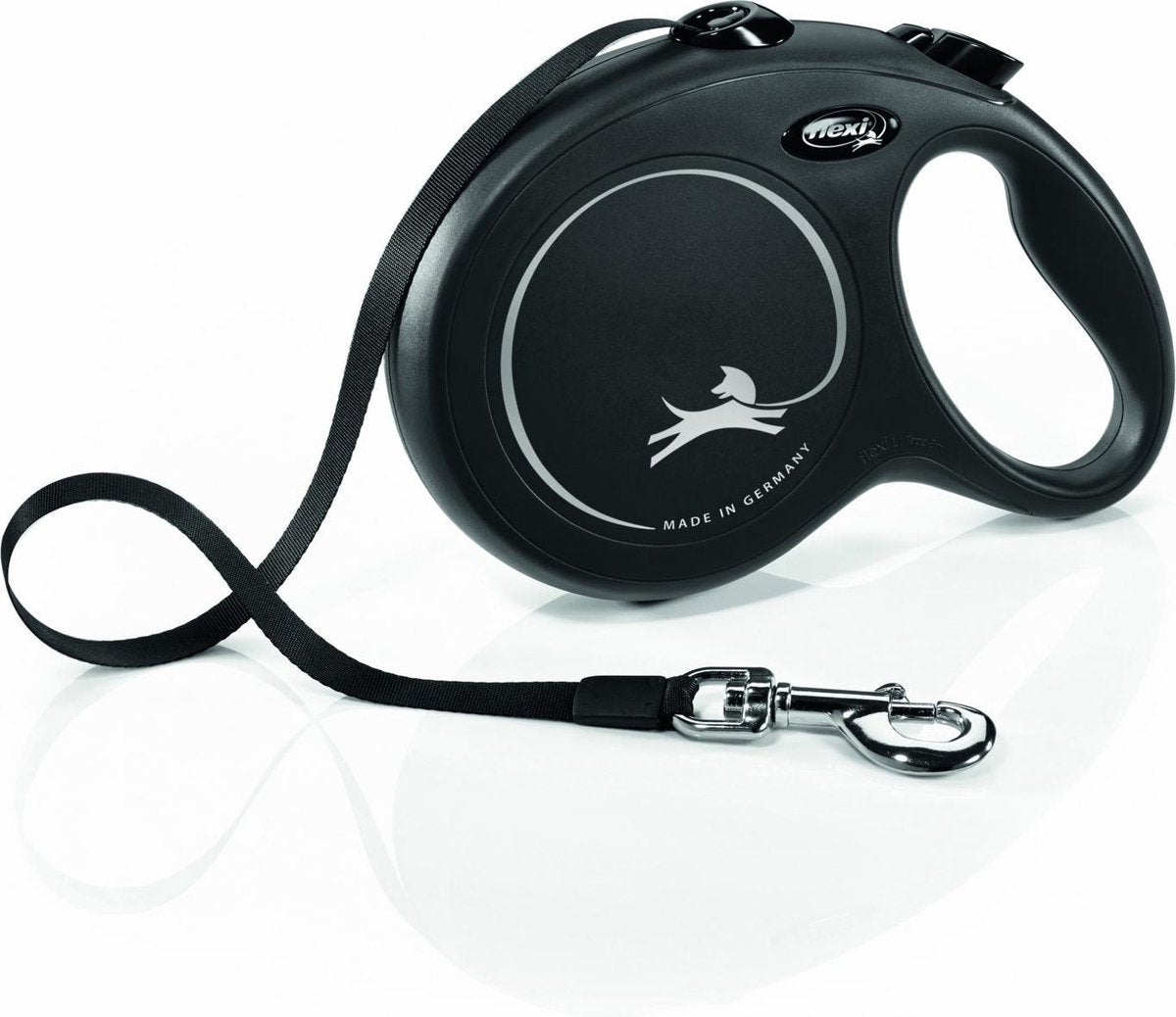Flexi rollijn classic tape zwart