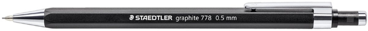 Staedtler vulpotlood graphite 778, 0,5 mm, zwart