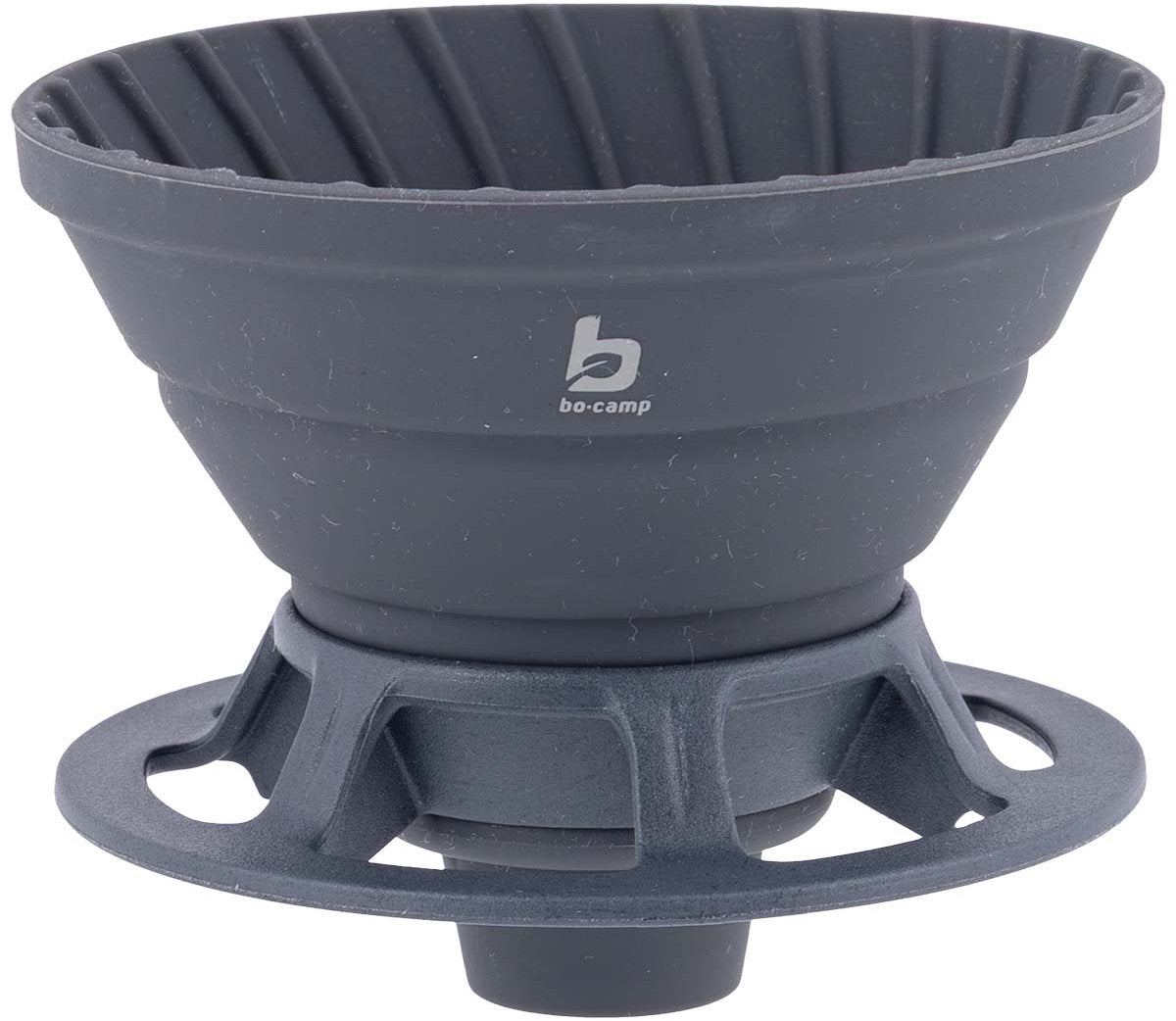 Bo-camp - koffiefilter houder - vouwbaar - grijs