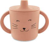 Trixie tuitbeker - mrs. cat - drinkbeker voor baby - antilek beker - voor baby's vanaf 4 maanden - van siliconen - geschikt voor de vaatwasser