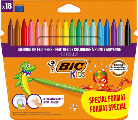 Bic kids colour viltstiften 18 stuks