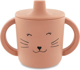 Trixie tuitbeker - mrs. cat - drinkbeker voor baby - antilek beker - voor baby's vanaf 4 maanden - van siliconen - geschikt voor de vaatwasser