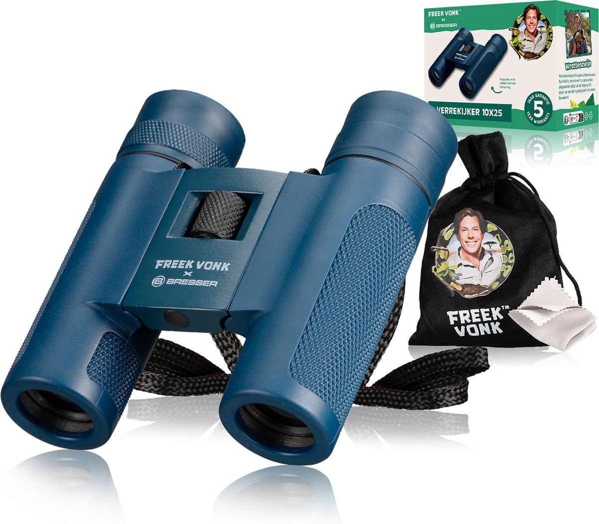 Freek vonk x bresser - verrekijker voor kinderen - 10x25 - licht en compact