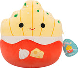 Squishmallows knuffel pluche - knoflook parmezaan frietjes, 30cm