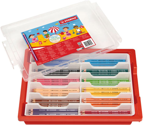 Stabilo trio thick schoolverpakking kleurpotloden - 96dlg.