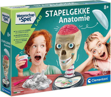 Clementoni wetenschap spel - stapelgekke anatomie - wetenschapsdoos - wetenschapslab - vanaf 8 jaar