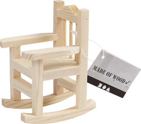 Creativ company houten mini schommelstoel