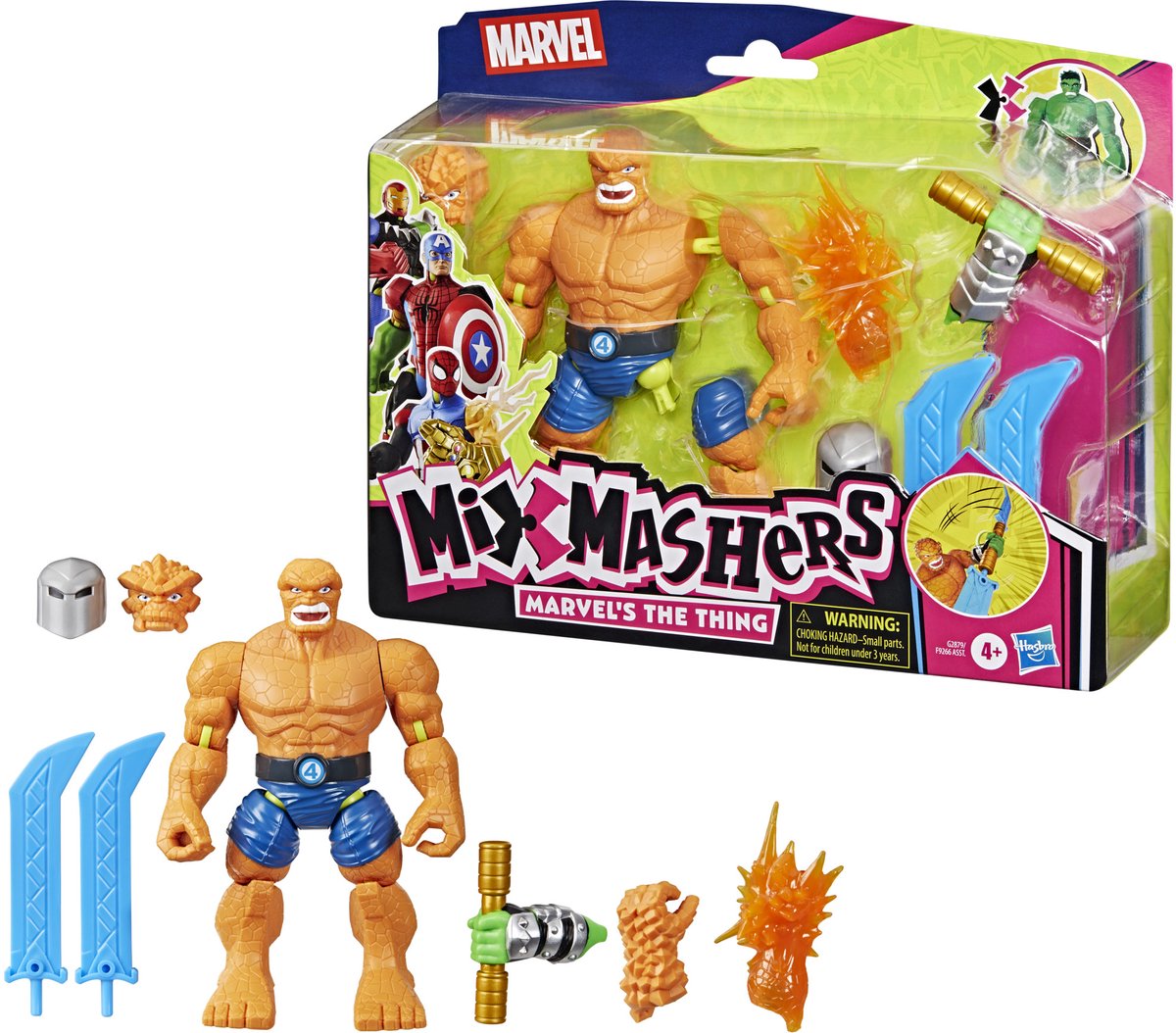 Marvel mixmashers the thing - actiefiguur