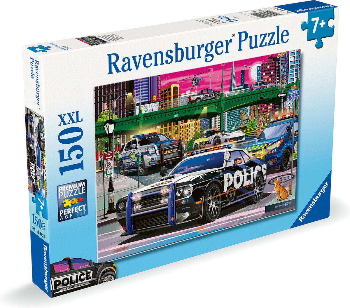 Ravensburger puzzel police on patrol - legpuzzel - 150 xxl stukjes