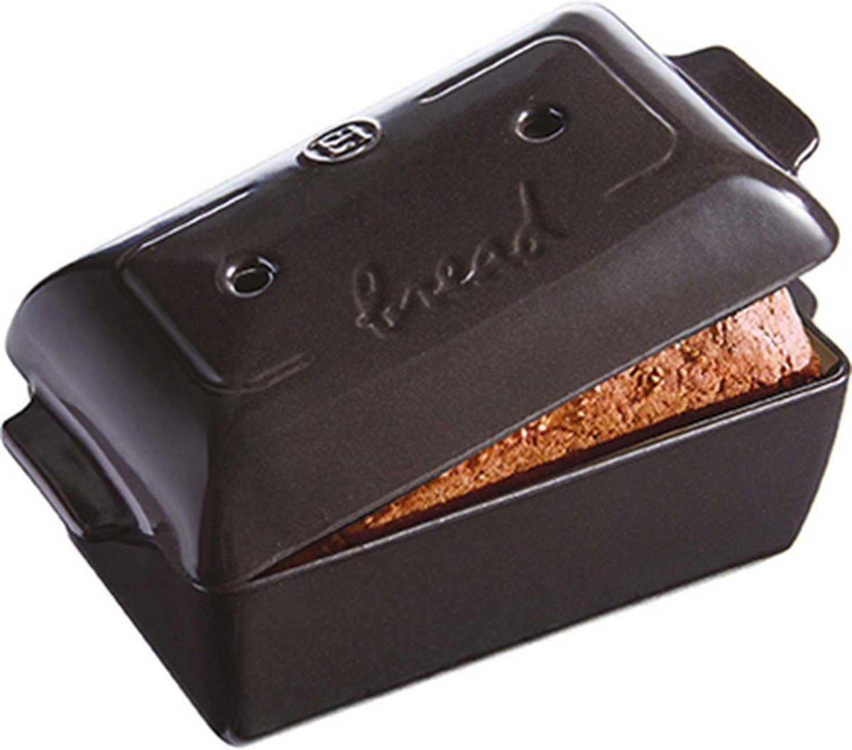 Emile henry broodbakvorm e-box - 240x150mm - fusain
