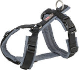Trixie hondentuig premium trekking zwart grijs
