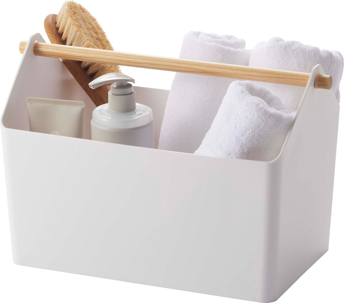 Yamazaki opbergbox met handvat - favori - wit