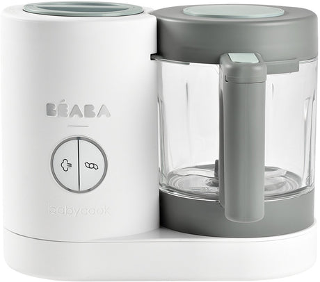 Béaba babycook neo® - foodprocessor – 4-in-1 – 1250 ml glazen kom – stomen, mixen, ontdooien en opwarmen – grijs