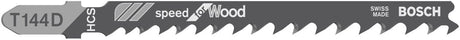 Bosch - decoupeerzaagblad t 144 d speed - for wood