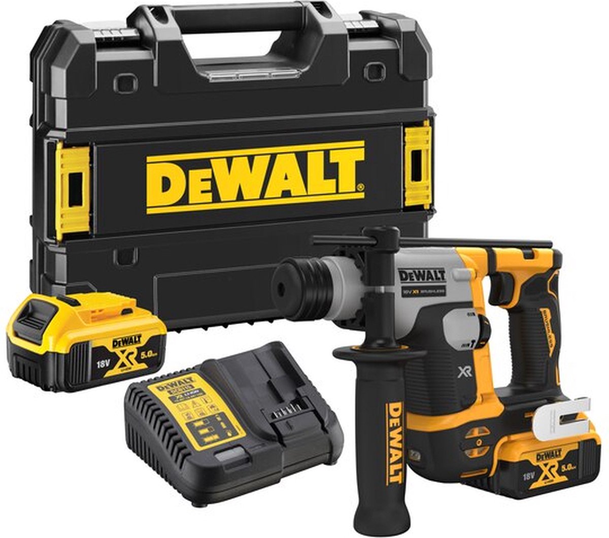 Dewalt xr 18v serie - accu boorhamer - 1.4j - 2x5.0ah