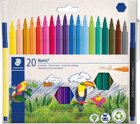 Staedtler kleurstift noris 326 kartonnen etui 20 kleuren