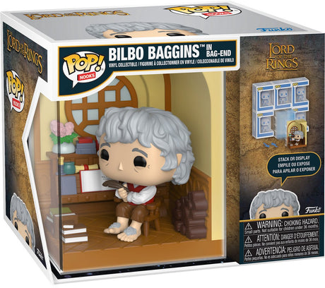 The lord of the rings bilbo buchstütze unisex funko pop! - neutraal - standard