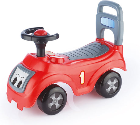 Dolu sit 'n ride rood zwart loopauto